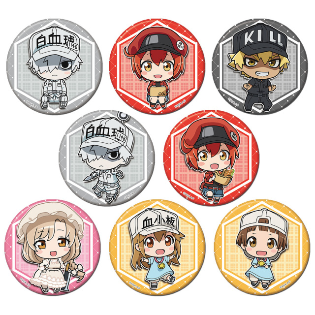 はたらく細胞 トレーディング缶バッジ 1pcs