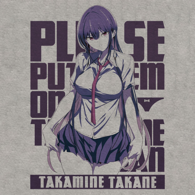履いてください、鷹峰さん Tシャツ 鷹峰高嶺 ティザービジュアルver. M