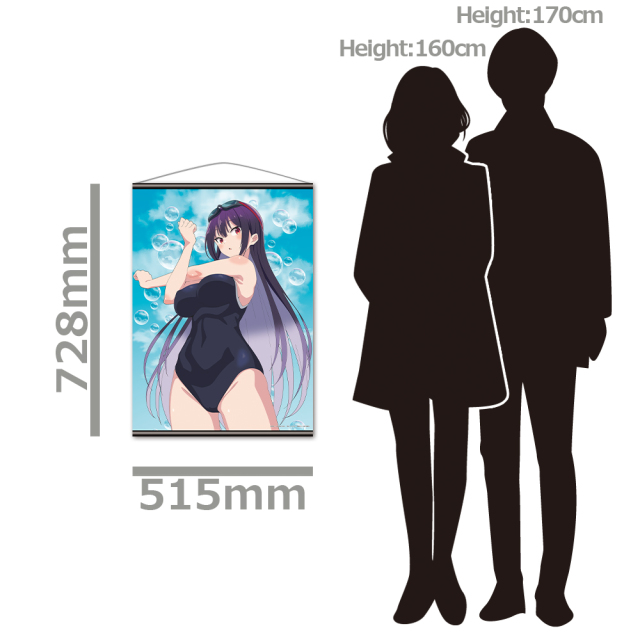 新品　履いてください、鷹峰さん　B2タペストリー TVアニメ『履いてください、鷹峰さん』 - 鷹峰高嶺 B2