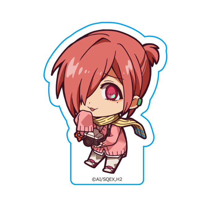 地縛少年花子くん　レトロ　ミツバ　缶バッジ　アクリルスタンド　セット TVアニメ「地縛少年花子くん」 厚みアクリルスタンド ミツバ