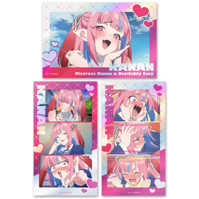 TVアニメ『カナン様はあくまでチョロい』 サムネイルキラステッカーセット 高潔カナン