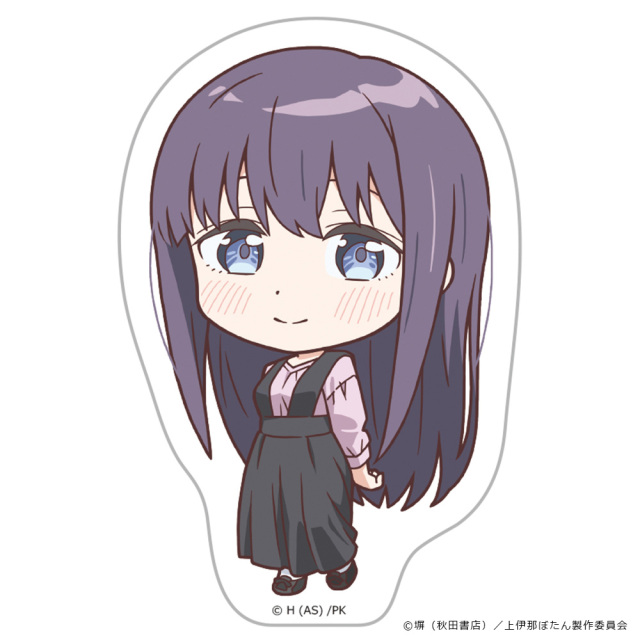 TVアニメ「上伊那ぼたん、酔へる姿は百合の花」 ダイカットステッカー 郡上かなで デフォルメver.