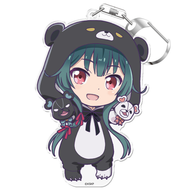 くまクマ熊ベアー ぷにこれ！キーホルダー(スタンド付) ユナ