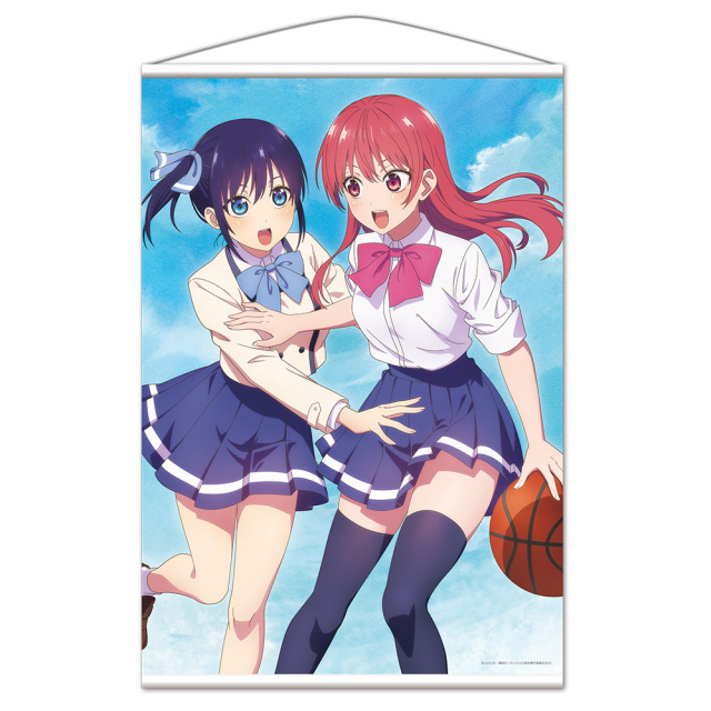Tvアニメ カノジョも彼女 B2タペストリーa 佐木 咲 水瀬 渚