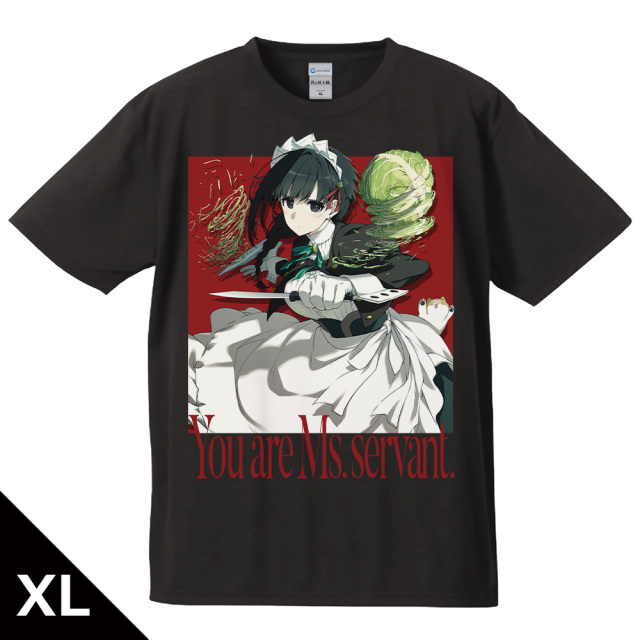 TVアニメ「君は冥土様。」 Tシャツ 雪&あげもち太郎 XLサイズ