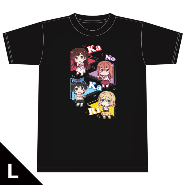 彼女、お借りします Tシャツ［千鶴＆麻美＆瑠夏＆墨］ Lサイズ