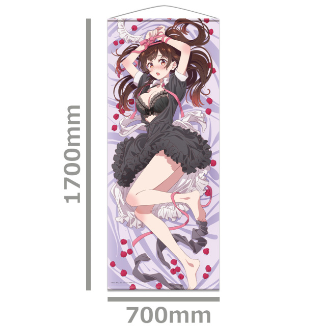 彼女、お借りします ほぼ等身大タペストリーB ［水原千鶴］【描き下ろし】