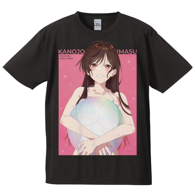 彼女、お借りします Tシャツ 水原千鶴 水着ver. Mサイズ