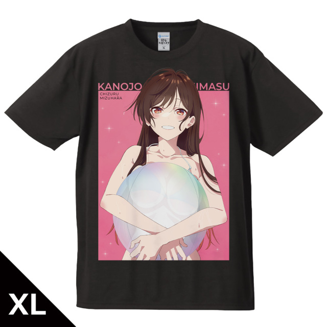 彼女、お借りします Tシャツ 水原千鶴 水着ver. XLサイズ