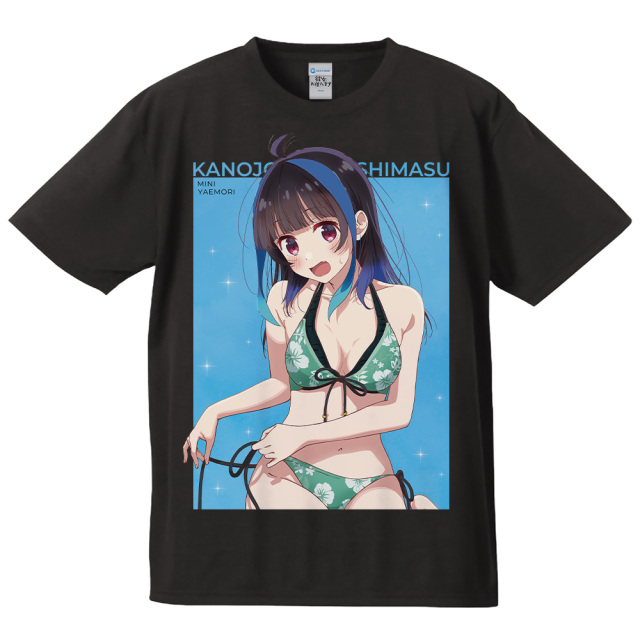 彼女、お借りします Tシャツ 八重森みに 水着ver. Mサイズ