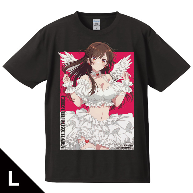 彼女、お借りします Tシャツ 水原千鶴 天使コスver. Tシャツ Lサイズ【描き下ろし】