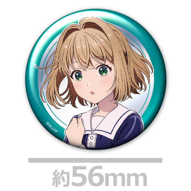 きみが死ぬまで恋をしたい メタリック缶バッジ2個セット シーナ&ミミ