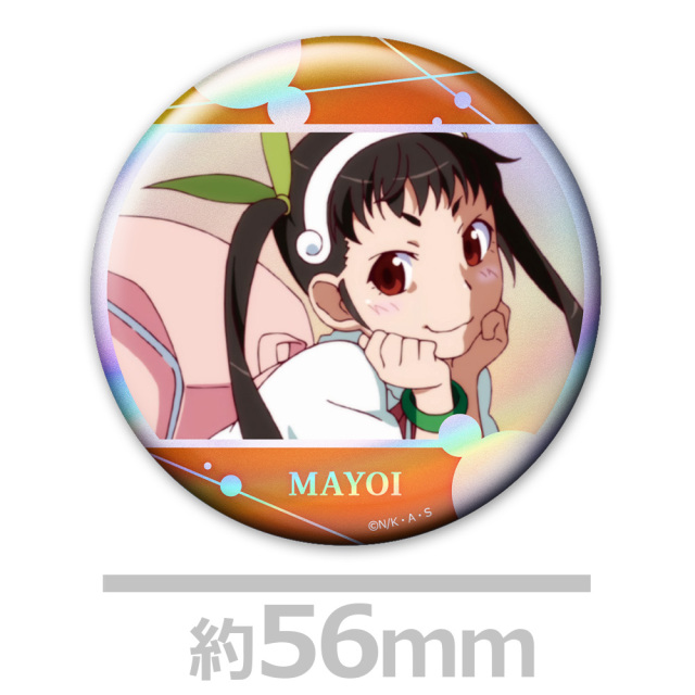 物語>シリーズ ホログラム缶バッジ2個セット 八九寺真宵