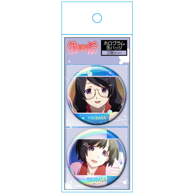 物語>シリーズ ホログラム缶バッジ2個セット 羽川翼