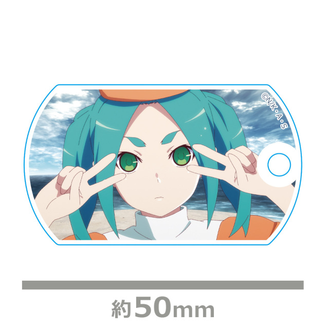 物語〉シリーズ アクリルキーリング 斧乃木余接 場面写ver.