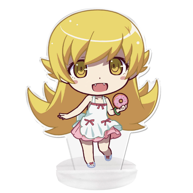 65,しぐれうい　イレイナ　レム　忍野忍　金色の闇　御坂美琴　初音ミク 物語>シリーズ ぷにこれ！アクリルフィギュア(スタンド付) 忍野忍