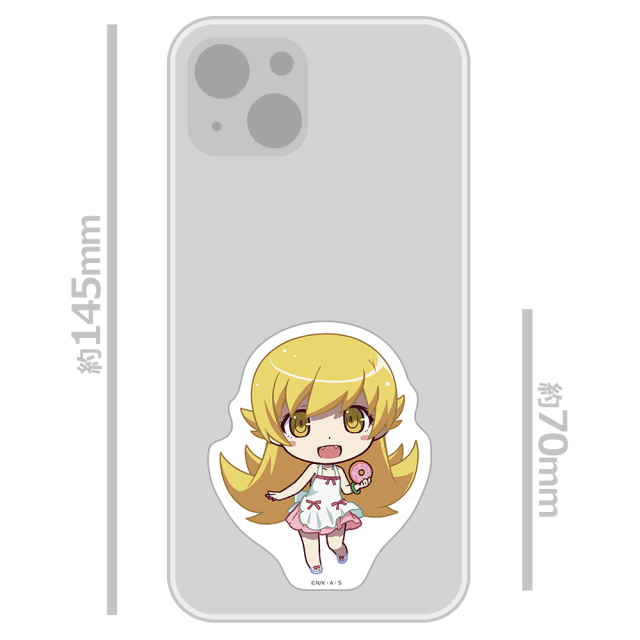 物語>シリーズ ダイカットステッカー 忍野忍