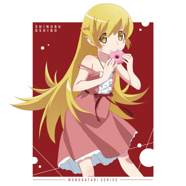 物語>シリーズ リブ付ロングスリーブTシャツ 忍野忍 Mサイズ