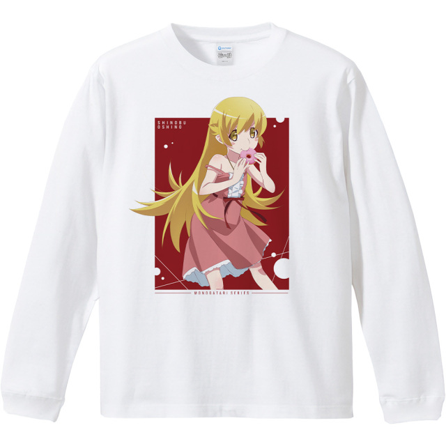 物語>シリーズ リブ付ロングスリーブTシャツ 忍野忍 Lサイズ