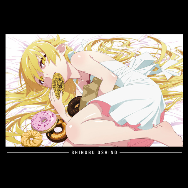 【送料込み】アニメ 物語シリーズ Tシャツ ロンT パーカー セット売り 忍野忍 物語>シリーズ Tシャツ 忍野忍 XLサイズ