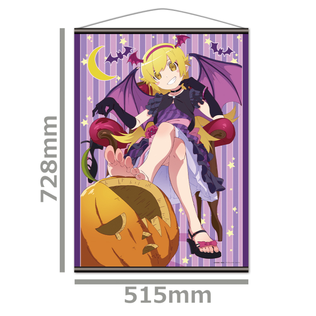 【限定】続・終物語 忍野忍 HMM描き下ろ B2タペストリー+非売品ポストカード 終物語 【描き下ろし】 忍野忍 B2タペストリー (キャラクターグッズ