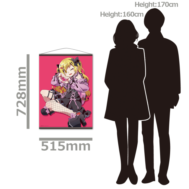 【限定】続・終物語 忍野忍 HMM描き下ろ B2タペストリー+非売品ポストカード 終物語 【描き下ろし】 忍野忍 B2タペストリー (キャラクターグッズ