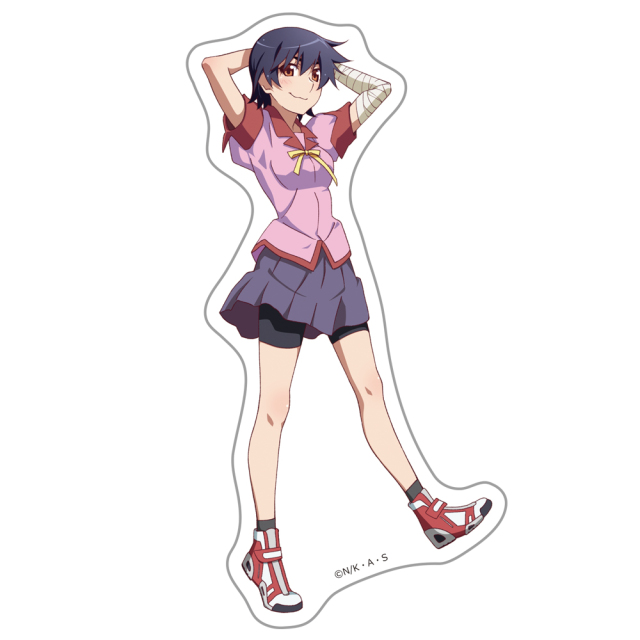 <物語>シリーズ ダイカットステッカー 神原駿河