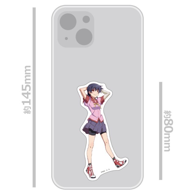 物語>シリーズ ダイカットステッカー 神原駿河