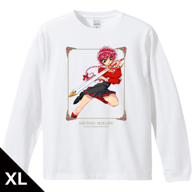 [] 「魔法騎士レイアース」 リブ付ロングスリーブTシャツ 獅堂 光 XLサイズ TVアニメ「魔法騎士レイアース」 リブ付ロングスリーブTシャツ 獅堂 光