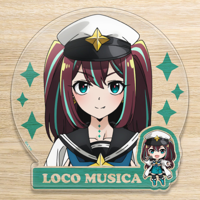 魔法少女にあこがれて アクリルコースター ロコムジカ