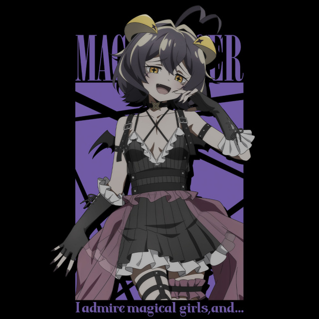 魔法少女にあこがれて Tシャツ マジアベーゼ ゴシックパンクver. L