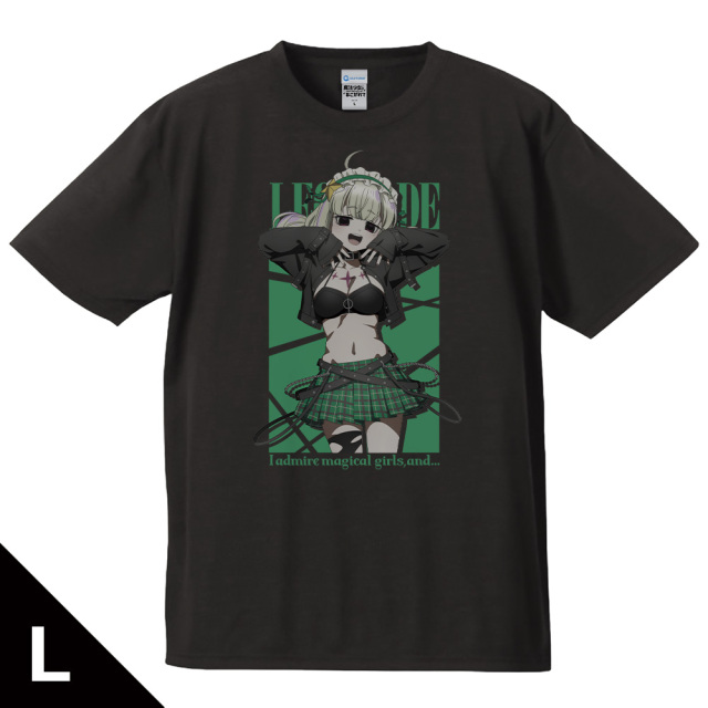 魔法少女にあこがれて Tシャツ レオパルト ゴシックパンクver. Lサイズ 【描き下ろし】