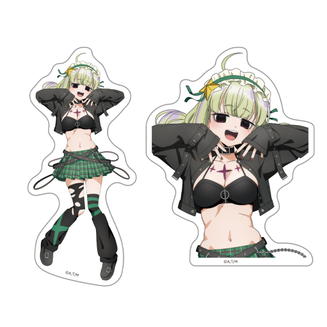 魔法少女にあこがれて ダイカットステッカーセット レオパルト ゴシックパンクver.【描き下ろし】