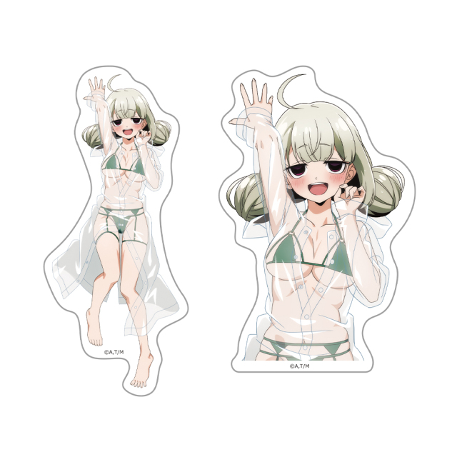 魔法少女にあこがれて ダイカットステッカーセット 阿良河キウィ レインコート水着ver. 【描き下ろし】