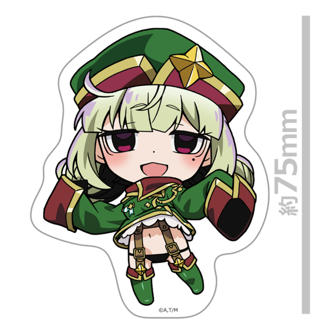 魔法少女にあこがれて ダイカットステッカー レオパルト デフォルメver.