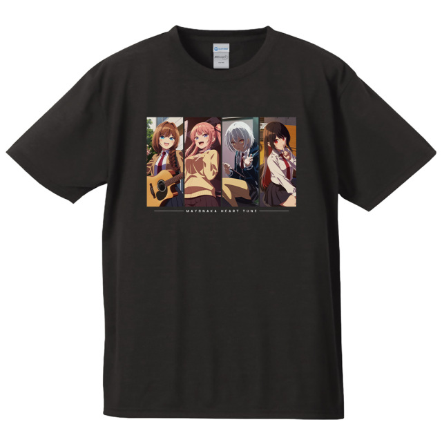 真夜中ハートチューン Tシャツ 六花&寧々&イコ&しのぶ Lサイズ 真夜中ハートチューン Tシャツ 六花&寧々&イコ&しのぶ Lサイズ