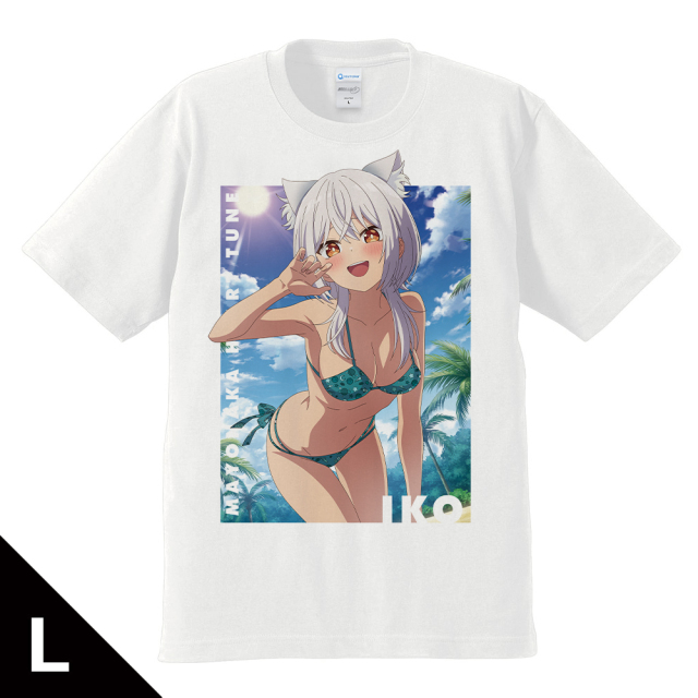 真夜中ハートチューン Tシャツ 霧乃イコ 水着ver. Lサイズ