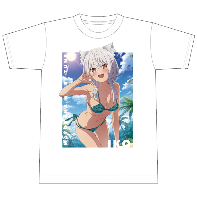 真夜中ハートチューン Tシャツ 霧乃イコ 水着ver. XLサイズ