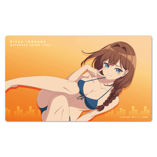真夜中ハートチューン キャラクターラバーマット 井ノ華六花 水着ver.