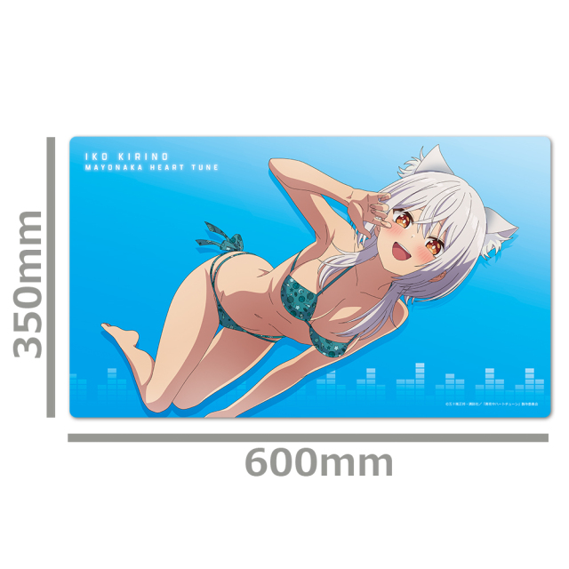 真夜中ハートチューン キャラクターラバーマット 霧乃イコ 水着ver.