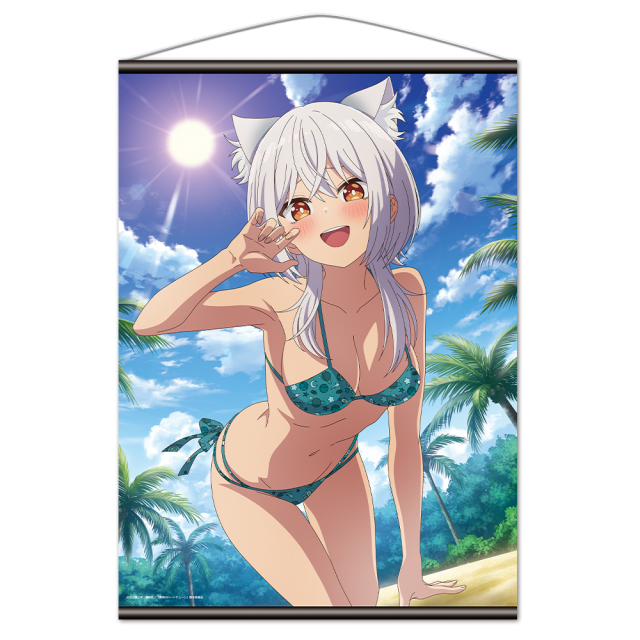 真夜中ハートチューン B2タペストリー 霧乃イコ 水着ver.