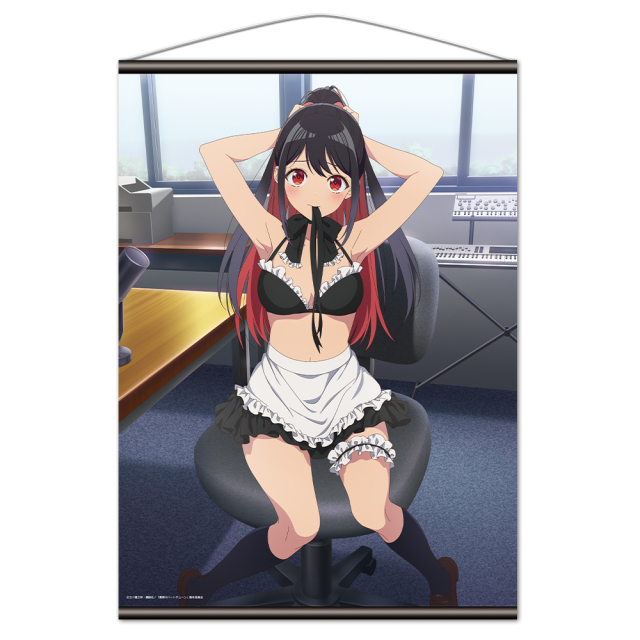 真夜中ハートチューン B2タペストリー 雨月しのぶ 水着ver.