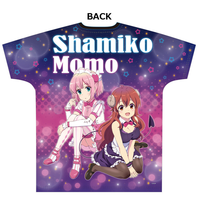 まちカドまぞく フルグラフィックTシャツ［優子＆桃 メイドver