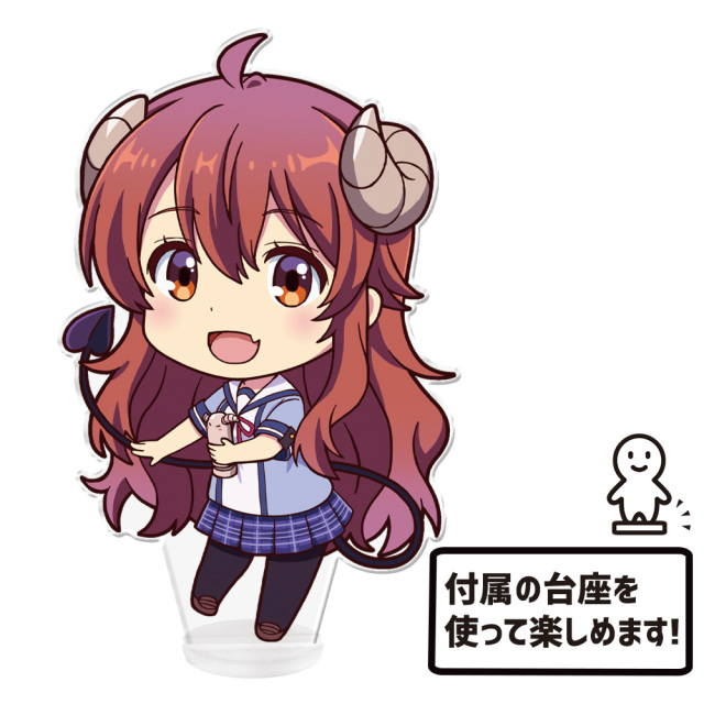 アニメムック　付属品付)まちカドまぞく アクリルアートプレート まちカドまぞく 2丁目 でかぷにこれ！アクリルフィギュア 千代田