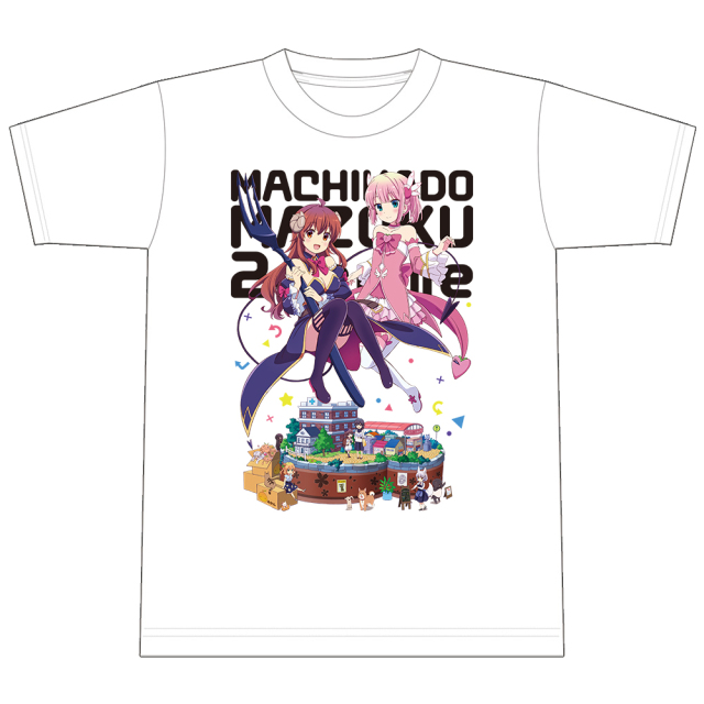 まちカドまぞく 2丁目 Tシャツ［優子＆桃］ XLサイズ