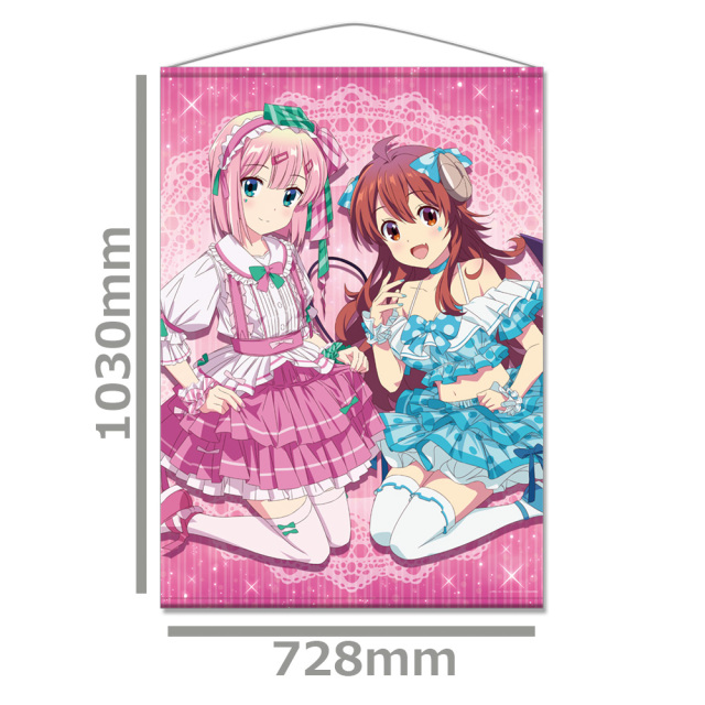 まちカドまぞく 2丁目 B1タペストリー［優子＆桃 ロリィタファッション