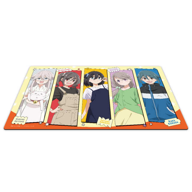 mono キャラクターラバーマット さつき、アン、桜子、春乃＆たい