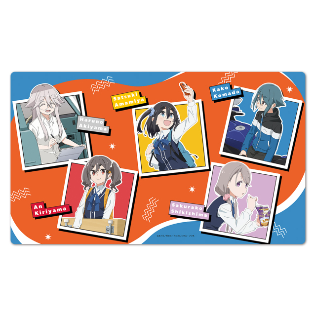 mono キャラクターラバーマット さつき、アン、桜子、春乃、華子