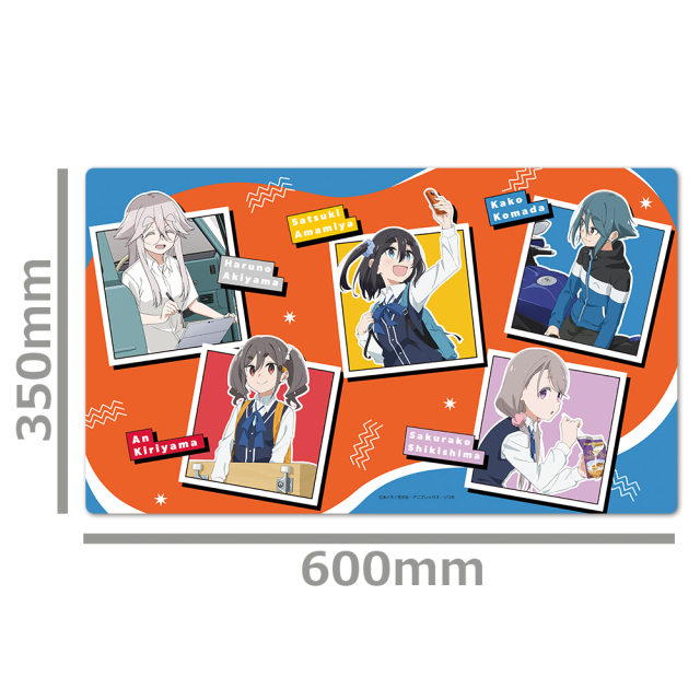 mono キャラクターラバーマット さつき、アン、桜子、春乃、華子