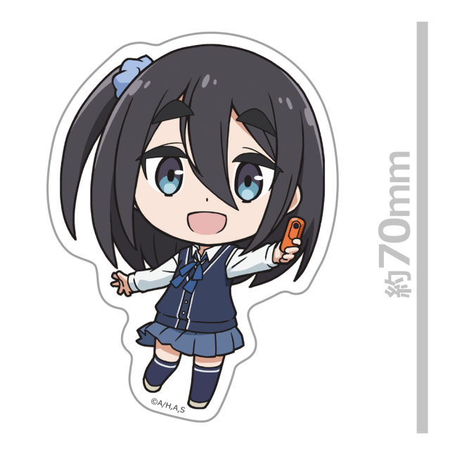 TVアニメ「mono」 ダイカットステッカー 雨宮さつき デフォルメver.